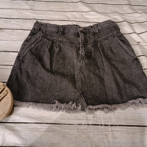 We the Free Denim mini skirt Free People sz 30 - Picture 9 of 16